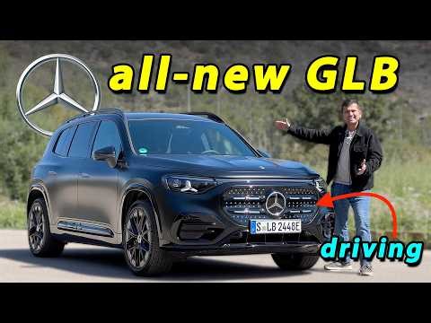 all-new Mercedes GLB driving REVIEW (2027) with GLB EQ (EV)