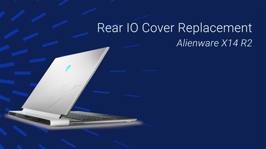 How to Replace the Rear IO Cover on Alienware X14 R2