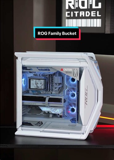 Immersive ASMR PC Building Experience with ROG Family Bucket