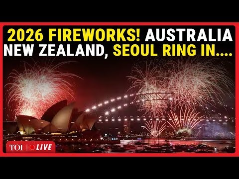 WELCOME 2026! Dazzling Fireworks Light Up Sky As World Rings In New Year | Sydney | Auckland | Seoul