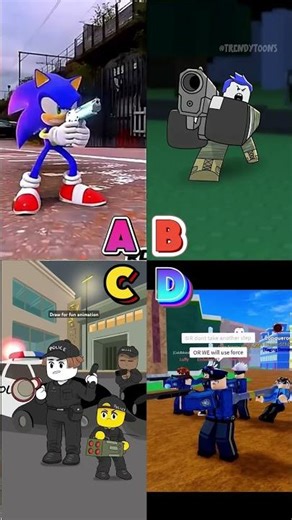 Sonic Who's Your Best? 💙💛 💚❤️ #sonic #funnyshorts