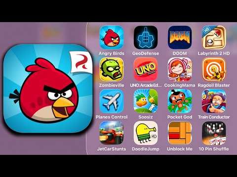 Angry Birds - Gameplay Review, Walkthrough - App Store 2019 iOS Top Games