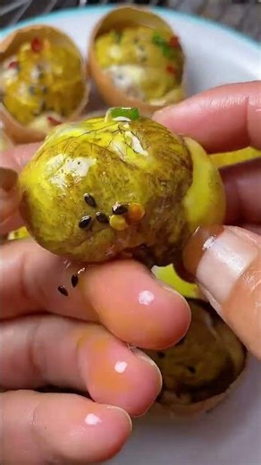 Egg Yolk Explosion! 🥚Spicy Street Food You Must See