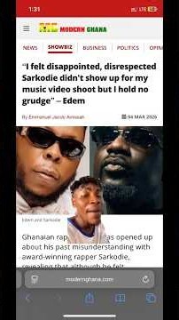 Edem Snubs Kojo Cue TWICE? 👀 The Music Video Saga Explained! | Kokonsa Central