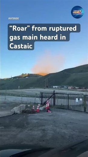 Loud “Jet Engine” Sound Heard Across Castaic After Gas Main Explosion