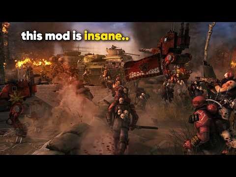 Can WW2 Nations DEFEAT WH40k CHAOS in huge OVERHAUL mod for WW2 RTS Gates of Hell?