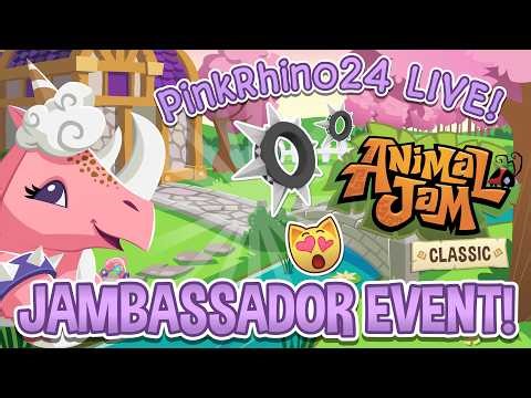 🔴LIVE ANIMAL JAM JAMBASSADOR EVENT - *GAMES GIVEAWAYS & MORE!!!*