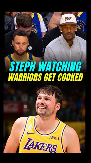 Steph watching his Warriors GET COOKED😭