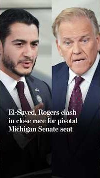 El-Sayed, Rogers clash in close race for pivotal Michigan Senate seat