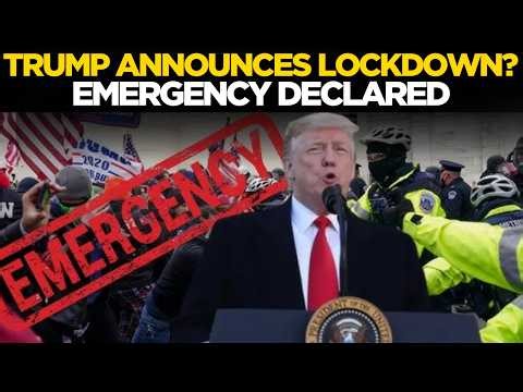TRUMP LOCKDOWN LIVE | President Trump Issues Immediate National Lockdown Order | US News LIVE