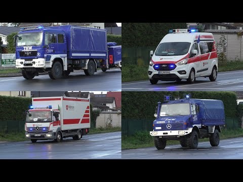 [Großübung AXIS 25] 140 Fahrzeuge mit Blaulicht unterwegs durch Südhessen