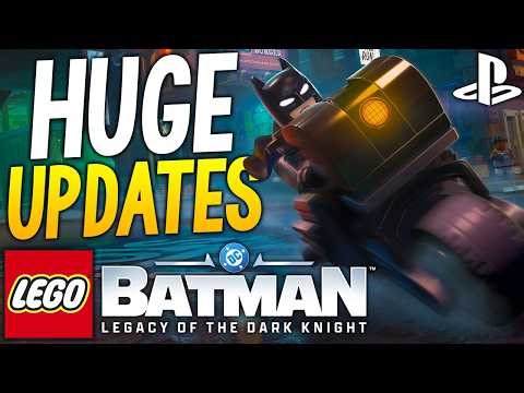 BIG Lego Batman Legacy of the Dark Knight UPDATES - NEW Batcave Details, Batsuits, Nightwing + More!