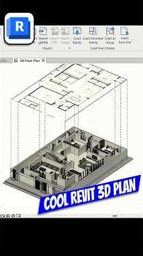 Revit 3D Plan Trick #revit #architecture #architecture #bim