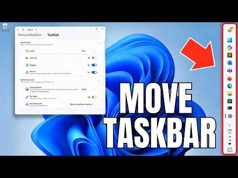 How to Move the Taskbar in Windows 11
