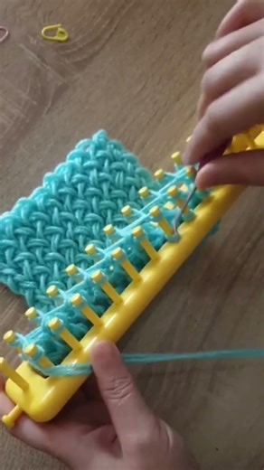 Knitting loom for beginners step by step #knitting #crochet #scarf