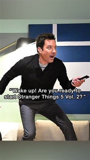 The best Christmas present. #StrangerThings | Jimmy Fallon