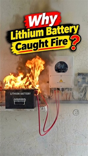 Why Lithium Battery Caught Fire