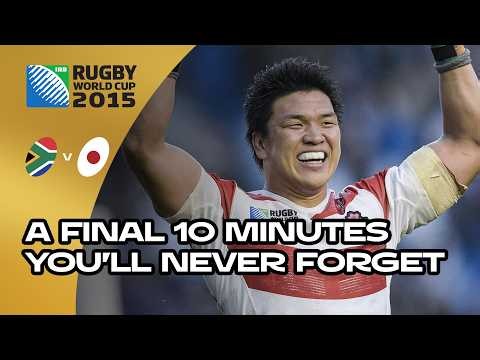 Have You Ever Seen A GREATER Upset?! 🤯 | South Africa v Japan | Rugby World Cup 2015