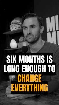Six months is long enough to change everything #discipline #consistency #mindset #2026goals