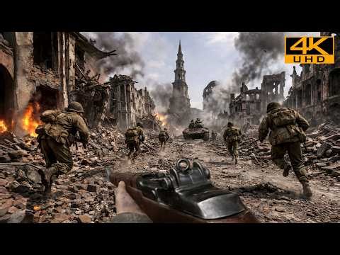 United Offensive 1944 | Realistic Ultra Graphics Immersive Gameplay [4K UHD 60FPS] Call of Duty WWII