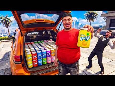 I laced my OPPS with the VIRAL KOOLAID PINEAPPLE SPEARS in GTA 5 RP!