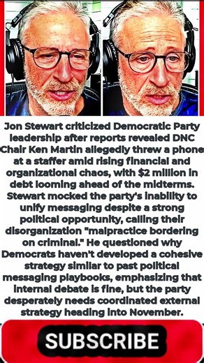Jon Stewart Blasts Democrats Over "Easily Rectifiable" Chaos!
