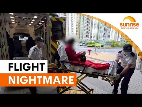 Cathay Pacific flight plunges twice in severe turbulence | Sunrise