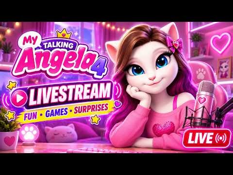 🔴 My Talking Angela LIVE 💖 | Fun Gameplay, Chat & Cute Moments!