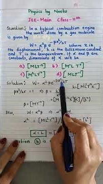 PYQs jeemain #jeemains #class11th #physics