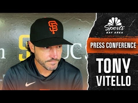 Giants manager Tony Vitello discusses team's lineup plans as season progresses | NBC Sports Bay Area