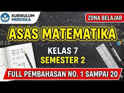 Pembahasan Soal Asesmen Akhir Semester 2 (AAS/UAS) Matematika Kelas 7 SMP