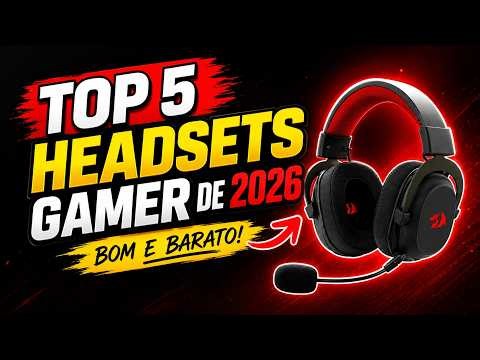 Top 5 Headsets Gamer Custo Benefício de 2026 - Melhor Headset Gamer Custo Benefício 2026