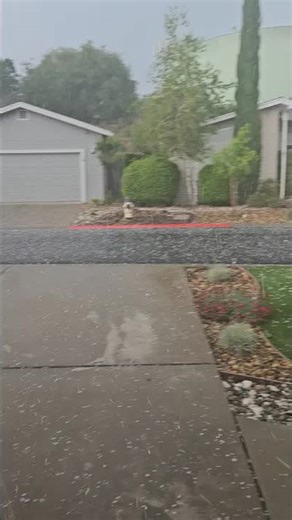 Dime to quarter size hail hits Sonora