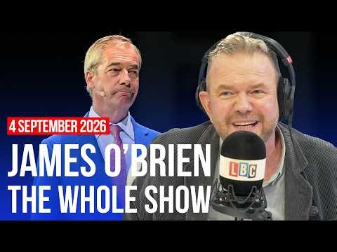 ‘If you want Farage as PM, you're either a mug or a billionaire’ | James O’Brien - The Whole Show