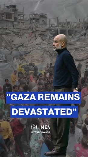 Pep Guardiola Denounces ‘Israeli’ devastation to Gaza