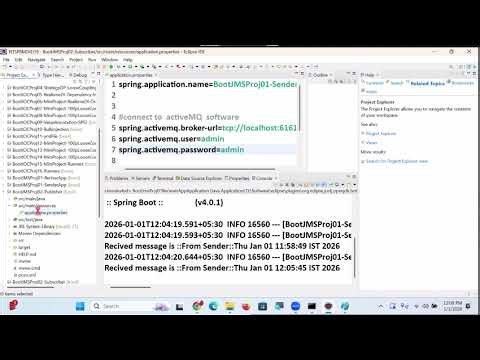 Spring Boot JMS Part-2