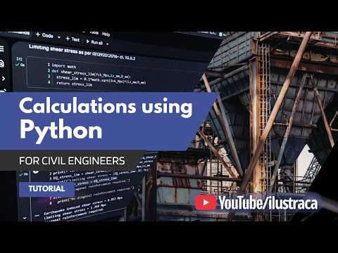 Calculations using Python Programming for Civil Engineers- 01 | ilustraca | Sandip Deb