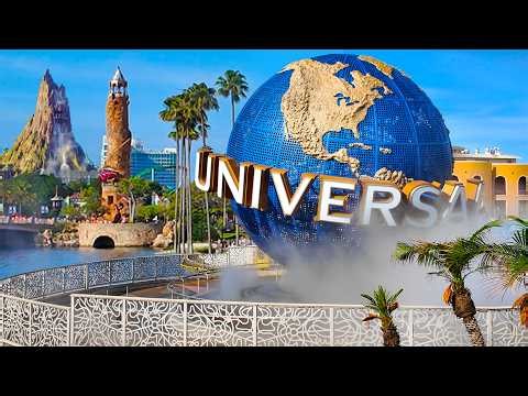 Universal Orlando - 4 Park Walkthrough - Islands of Adventure, Epic Universe, Volcano Bay