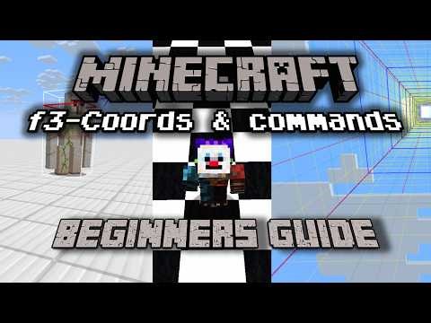 Minecraft Java Basics F3, Coords & Commands Beginner Guide