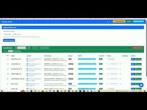 ATS recruitment system designed in Python