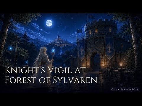 Study • Sleep • Focus | 3-Hour Celtic Fantasy BGM 🍃 Knight's Vigil at Forest of Sylvaren