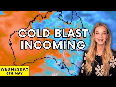 A Cold Change is Coming with Alpine Snow & Strong Winds | Daily Forecast Australia