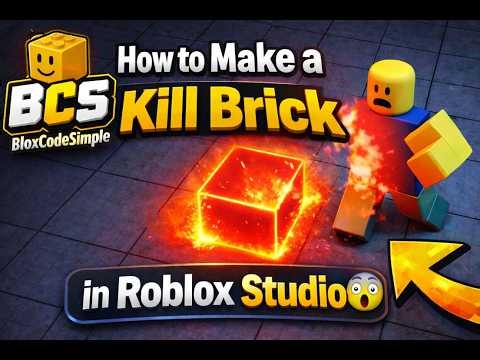 How to Make a Kill Brick in Roblox Studio (Beginner Tutorial)