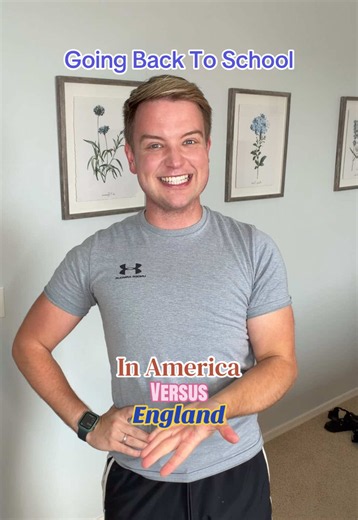 Going Back To School In America Versus England! #british #america #ukvsusa