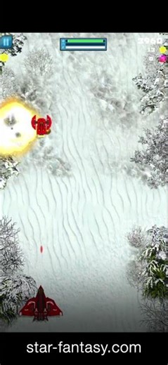 Top Down Space Shooter Alien Heavy Gunship