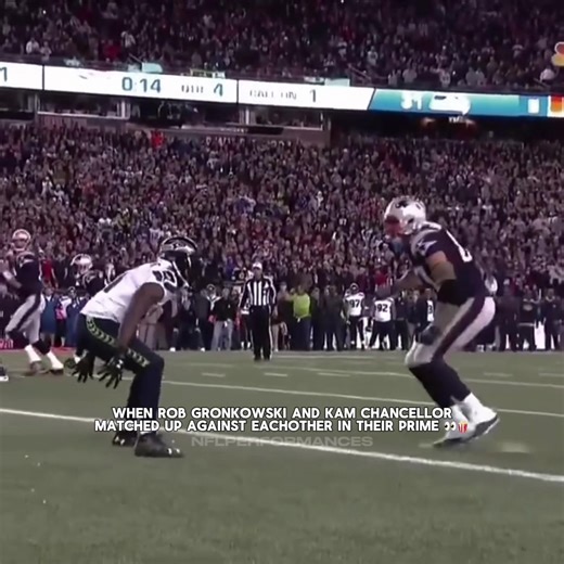 When Rob Gronkowski and Kam Chancellor matched up against eachother in their prime 👀🍿 #seahawks #seattleseahawks #nfl #patriots #newenglandpatriots