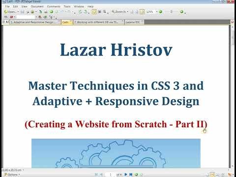 Lesson 6 from my new book: Master techniques in Adaptive and Responsive design(HTML5, CSS3, Website)