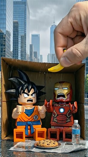 The price of kindness: Goku and Iron Man Ep8 #goku #Avatar #lego