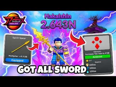 I unlocked Hakaishin & Spirit Spear and reached 2.643N Total Power in Anime Fighting Simulator AFSE!