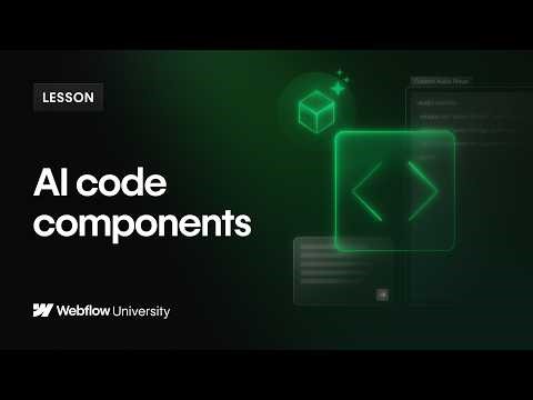 AI code components in Webflow